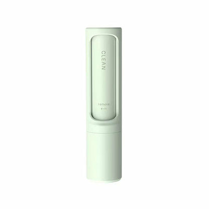 Battery-free PawGloss pet hair remover brush in modern minimalist design
