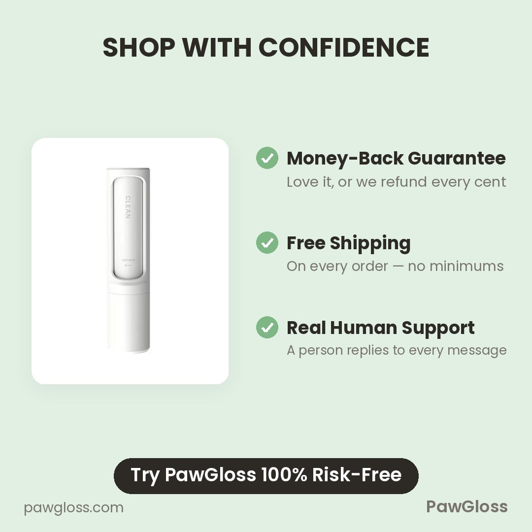 Shop with confidence — money-back guarantee, free shipping, and real human support